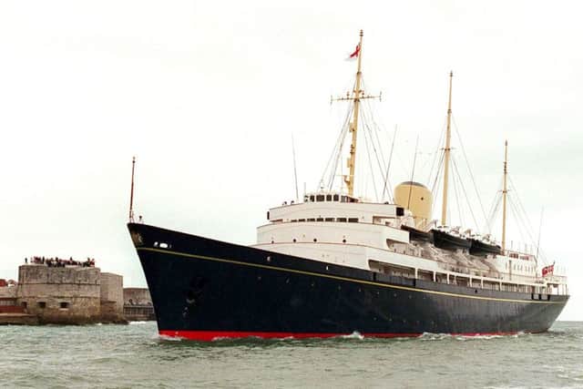 The Royal Yacht Britannia in 1997