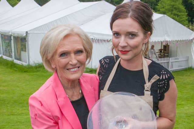 Mary Berry with Candice Brown, who has been crowned champion of this year's Great British Bake Off