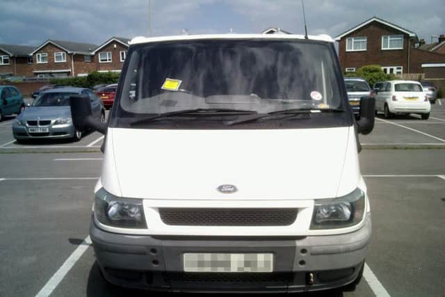 One of the cars left parked in a car park by car dealer Dougie Goodwin