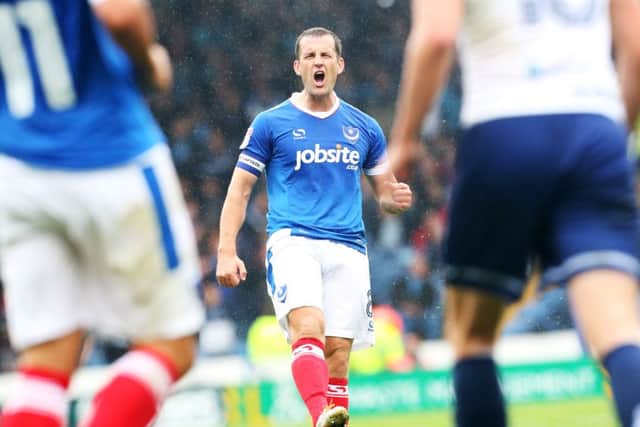 Pompey skipper Michael Doyle Picture: Joe Pepler