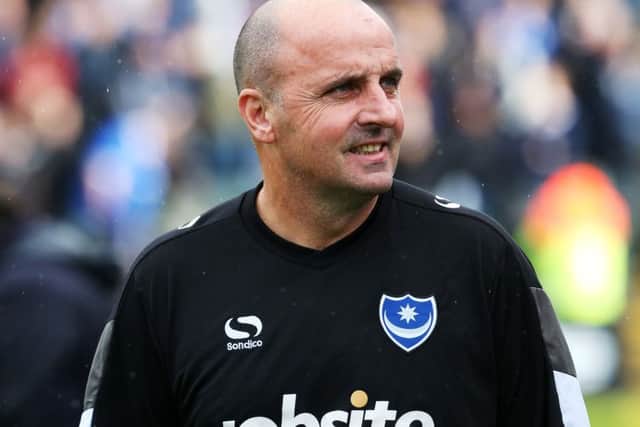 Pompey boss Paul Cook