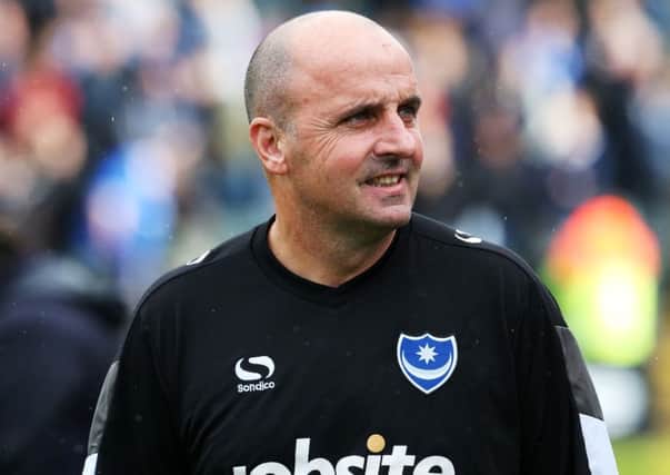 Pompey boss Paul Cook