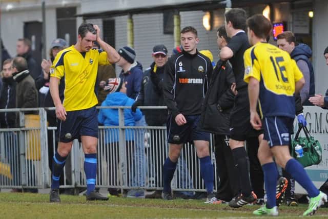 Gosport Borough defender Brett Poate Picture: Ian Hargreaves