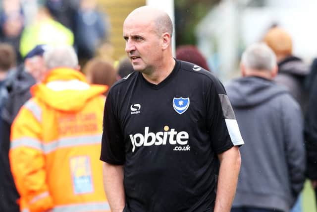 Pompey boss Paul Cook Picture: Joe Pepler
