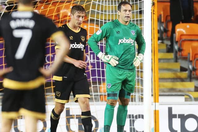 Pompey keeper David Forde Picture: Joe Pepler