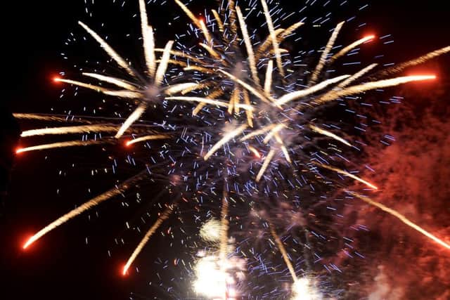Fireworks at HMS Sultan last night
Picture: Sarah Standing (161480-6332)