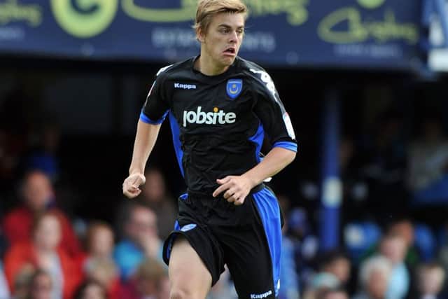 Sam Magri in pre-season action for Pompey against Chelsea in 2011