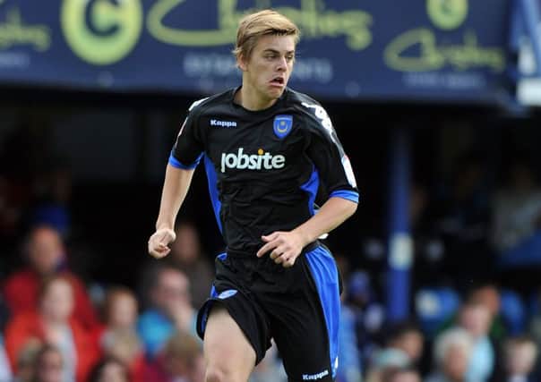 Sam Magri in pre-season action for Pompey against Chelsea in 2011