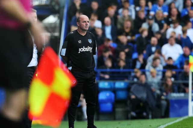 Pompey boss Paul Cook Picture: Joe Pepler