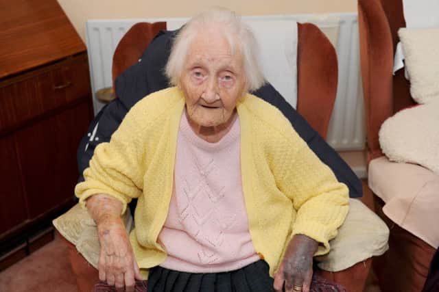Ada Cox, 94, from Portsmouth, was left waiting seven hours for an ambulance after a fell Picture: Sarah Standing (161475-9194)