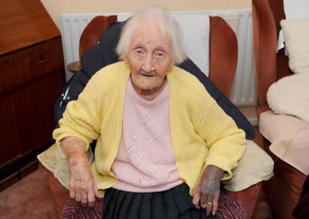 Ada Cox, 94, from Portsmouth, was left waiting seven hours for an ambulance after a fell Picture: Sarah Standing (161475-9194)