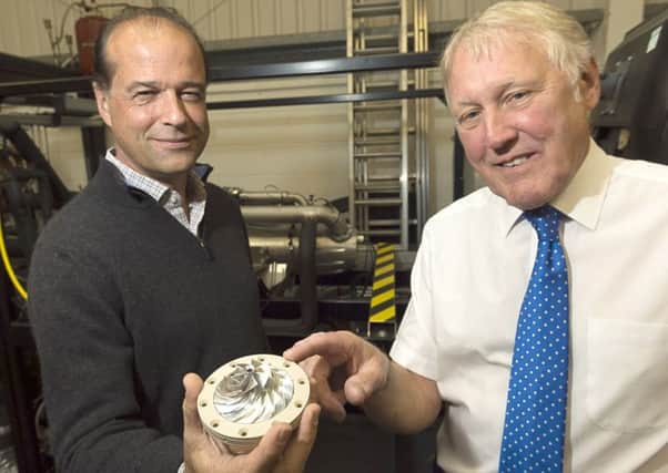 George Hollingbery visits Waterlooville business developing world-beating energy-saving technology

Picture: Peter V Facey