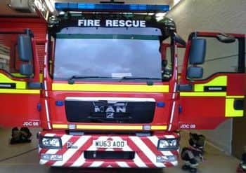 Firefighters were called to Portchester this afternoon