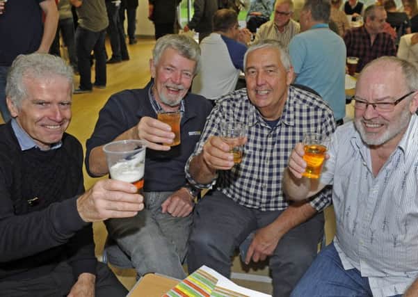 From left,  Nigel Tulk, Peter Kynvin, Eric Roxburgh and Geoff Norman

Picture: Ian Hargreaves (161272-4)