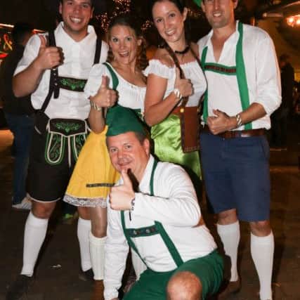 Some of the Oktoberfest guests Picture: Habibur Rahman (161466-054)