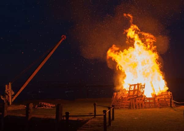 The Explosion Museum of Naval Firepower's bonfire Picture: Keith Woodland (161489-004)