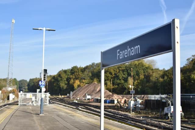 A multi-million pound upgrade at Fareham railway station was completed today. PPP-161031-141031001