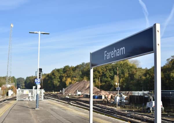 A multi-million pound upgrade at Fareham railway station was completed today. PPP-161031-141031001