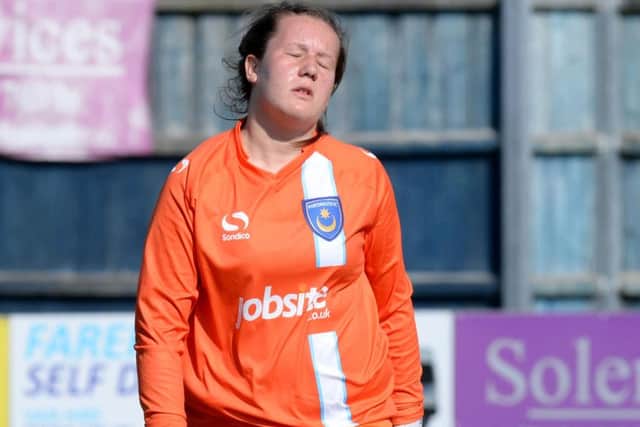 Courtney Trodd was beaten as Pompey suffered a deflating day at QPR. Picture: Paul Jacobs (151619-3)