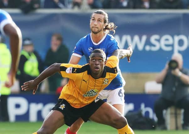 Blues defender Christian Burgess impressed Pompey legend Alan Knight in the win at Cambridge United   Picture: Joe Pepler