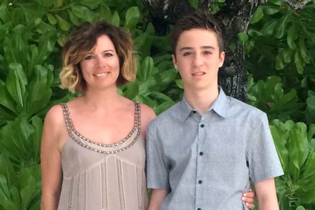 Rachel Humphrey and son George