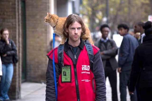 Bob, and Luke Treadaway as James. PA Photo/Sony.