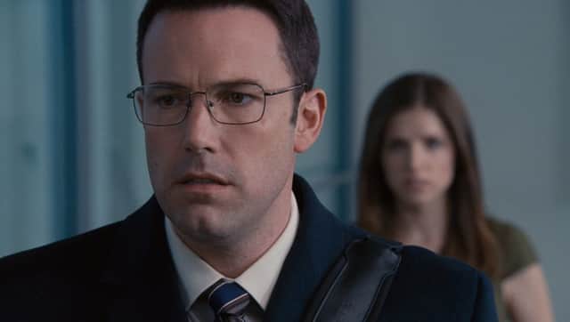 Ben Affleck as Chris Wolff and Anna Kendrick as Dana Cummings. PA Photo/Warner Bros.