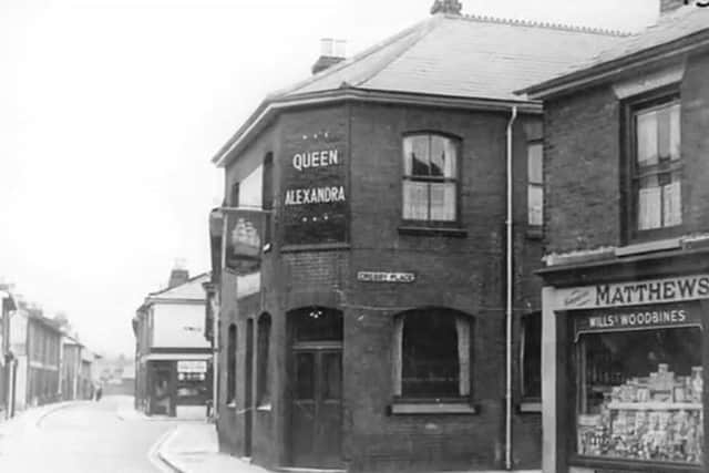Cressy Place at the junction of  Hertford Street, Landport. (Pete Cross collection)