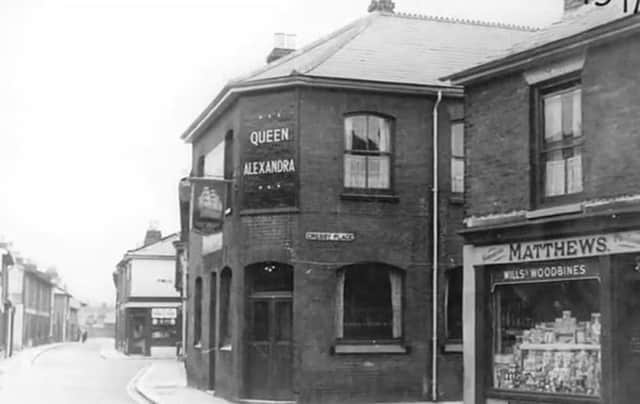 Cressy Place at the junction of  Hertford Street, Landport. (Pete Cross collection)