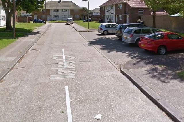 Firefighters attended a bin fire in Marles Close: Google Maps PPP-160311-090022001