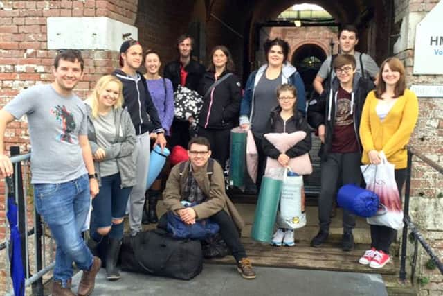 AWARENESS Loud and Proud held an outdoor sleepover to help a young peoples homeless charity