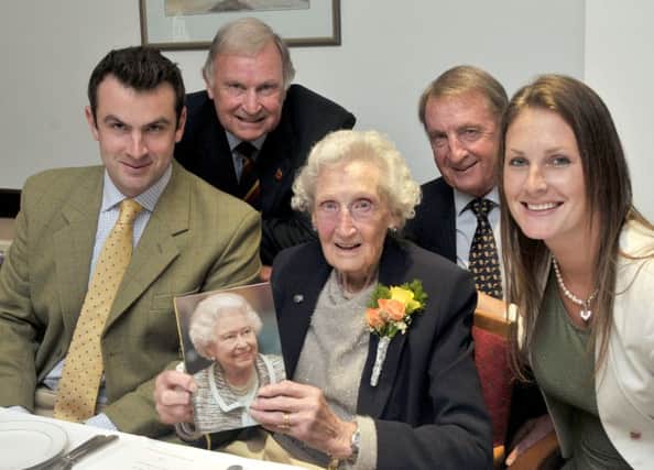 Family-orientated Mary Garland celebrated her birthday with loved ones at the Langstone Conservative Club