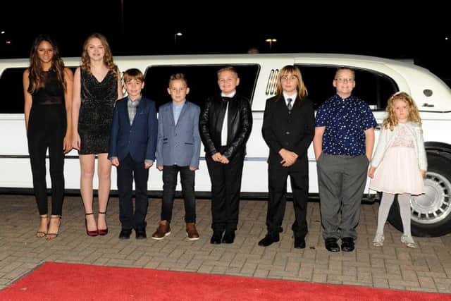 From left, Ruby Holder, Tia Bennett, Cameron Overton, Joe Barber, Oakley Loader, Kane Windle, Cameron James and Sophia Freeman Picture: Sarah Standing (161507-44)