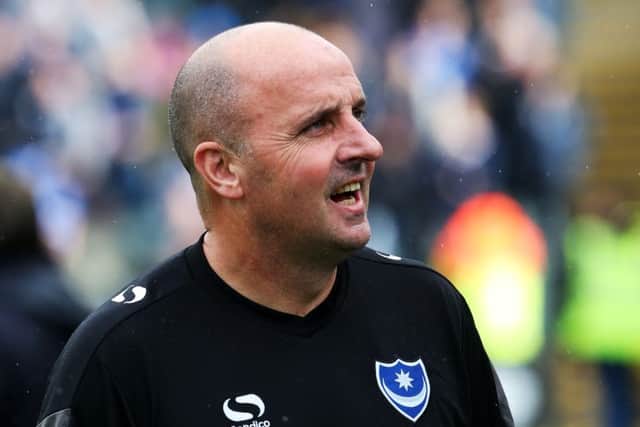 Pompey boss Paul Cook. Picture: Joe Pepler