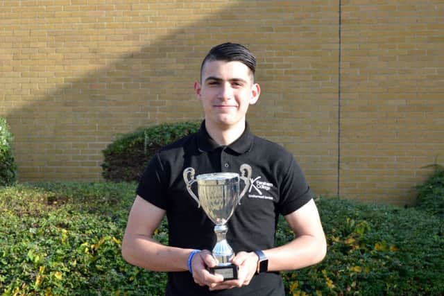 Byron Quainton-Davis, winner of the best individual bleep score