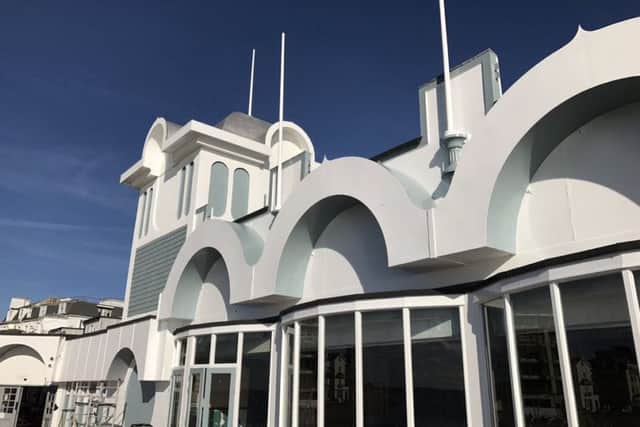The latest works on South Parade Pier. Picture by: Nick Courtney PPP-160411-123019001