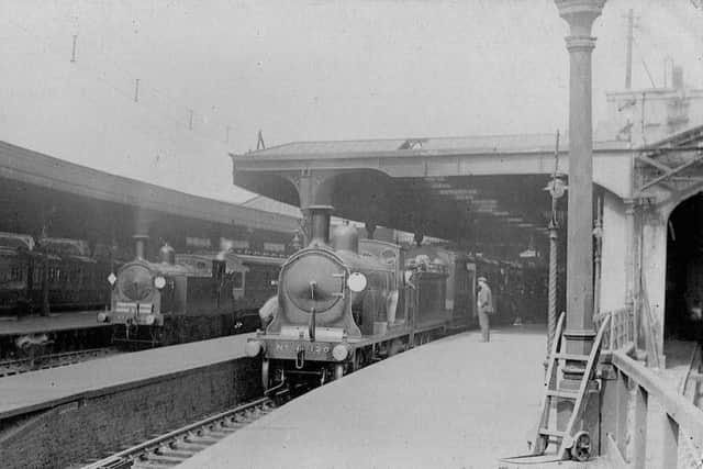 Waterloo station about 1905