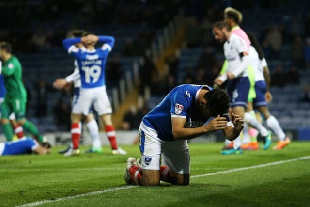 Pompey suffered a painful FA Cup defeat Wycombe on Saturday. Picture: Joe Pepler