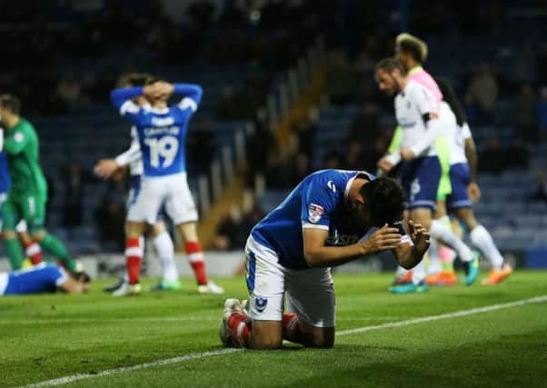 Pompey suffered a painful FA Cup defeat Wycombe on Saturday. Picture: Joe Pepler