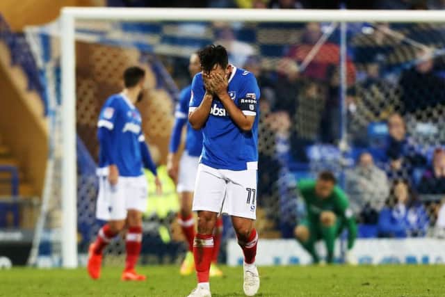 It was a frustrating afternoon for Gary Roberts & Co. Picture: Joe Pepler