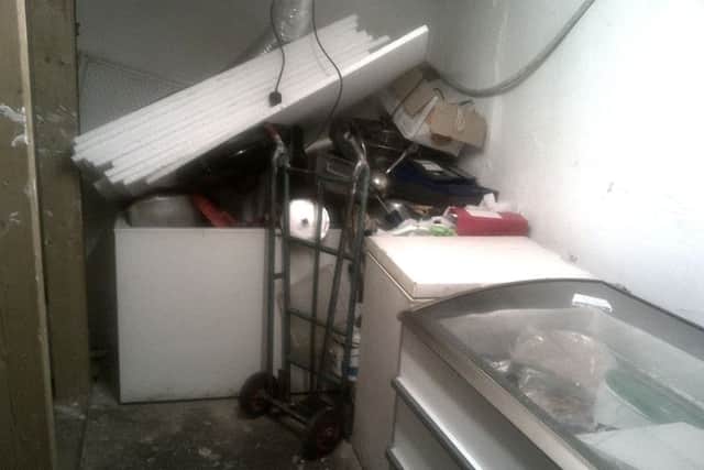 Rubbish in the cellar at Seavan Fried Chicken & Pizza House. Picture: Portsmouth City Council