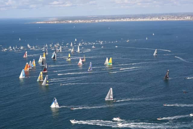 The start of the Vendee Globe, in Les Sables d'Olonne, France Picture: Jean-Marie Liot / DPPI / Vendee Globe