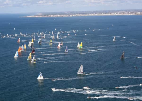 The start of the Vendee Globe, in Les Sables d'Olonne, France Picture: Jean-Marie Liot / DPPI / Vendee Globe
