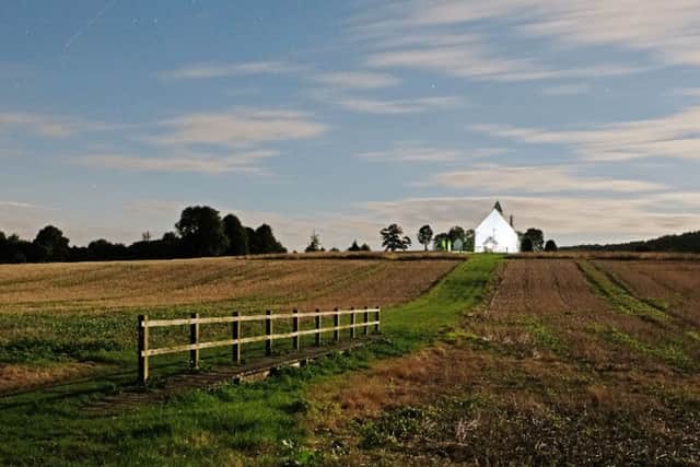 HISTORIC St Huberts  the little church in a field