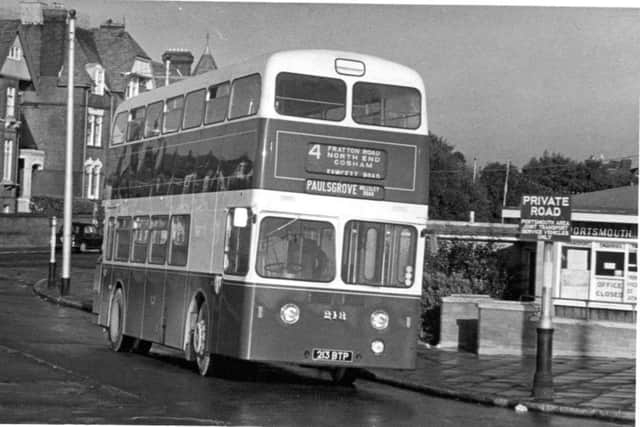 An Atlantean No4 at the South Parade Pier, Southsea, terminus