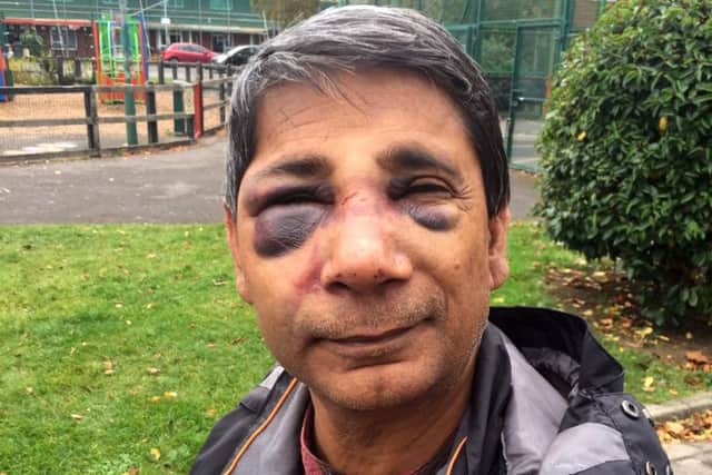 Taxi driver Ajman Ali was attacked in Somers Town