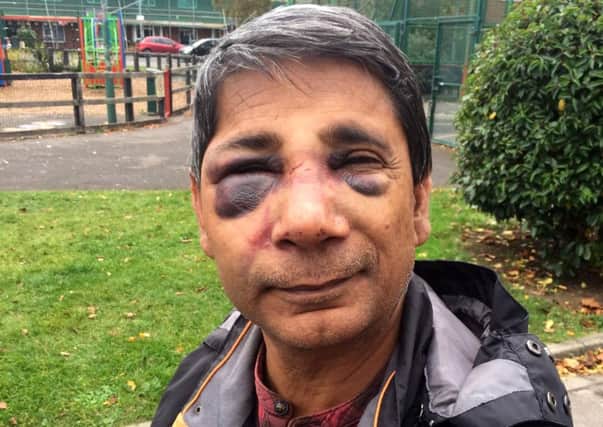 Taxi driver Ajman Ali was attacked in Somers Town