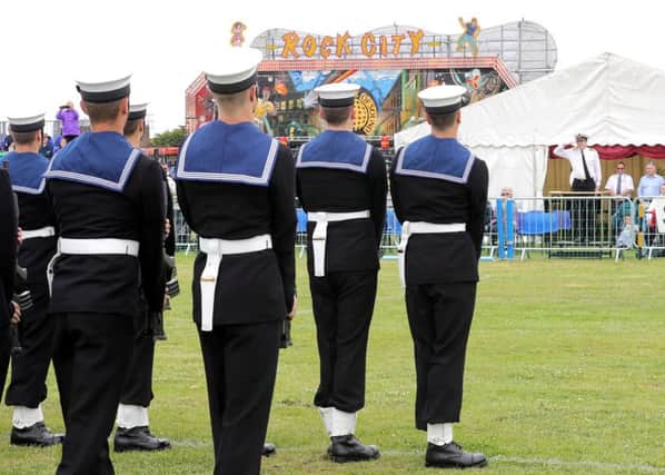 A parade at this year's Sultan Show at HMS Sultan
