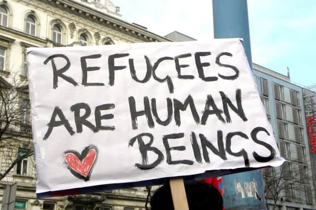 Refugees are human beings, but tabloid stories and people who leave nasty comments online can act as if they're not