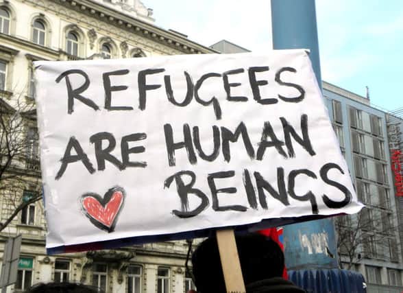 Refugees are human beings, but tabloid stories and people who leave nasty comments online can act as if they're not